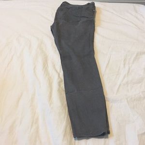 Grey twill leggings